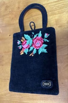 FEILER フラワー刺繍 ハンドバッグのサムネイル