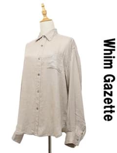 U409/美品 25SS Whim Gazette リネンキャンバスシャツ U409/美品 25SS Whim Gazette リネンキャンバスシャツ - メルカリ