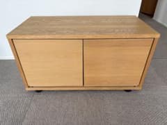 無印良品 スタッキングキャビネット オーク材 テレビ台 ローボード
