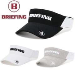 新品 未使用 BRIEFING ブリーフィング サンバイザー メンズ ブラックのサムネイル
