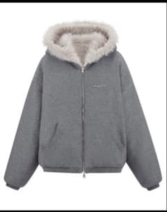 andwang Kirakira zip up (gray)002 Mサイズ ANDWANG Kirakira zip up (gray) Mサイズ andwang Kirakira zip up