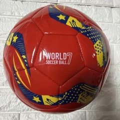 WORLD 7 SOCCER BALL ワールド7 サッカーボール レッド - メルカリ