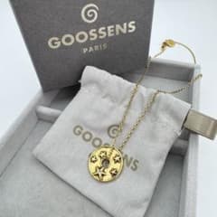 箱付き】GOOSSENS ネックレス ストーン ゴールド スター - メルカリ