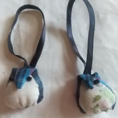 2セットhandmaid幸福フクロウストラップ(新品未使用) - 4