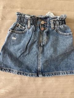 ZARA KIDS デニムスカート 98cm 3歳　ウエストゴムのサムネイル