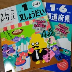うんこドリル　文しょうだい1年生と都道府県セットのサムネイル