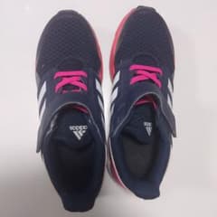 adidas ネイビー/ピンク スニーカー21.5cmのサムネイル