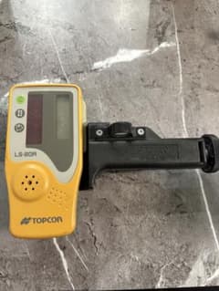 TOPCON LS-80A レーザーレベル受光器 ホルダー付 動作確認済トプコン 