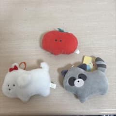 あらいぐまラスカル ぬいぐるみ マスコット 3点セット - メルカリ