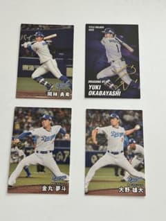 カルビー プロ野球チップス 中日ドラゴンズ 4枚セットのサムネイル