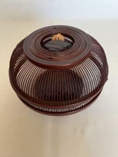 鈴型菓子器 駿河 竹千筋細工 然林房 竹細工 伝統工芸品 - メルカリ