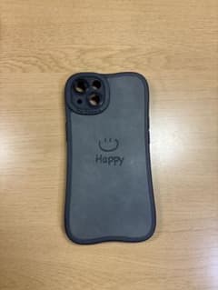 iPhone13用ケース Happyデザイン スマイル柄のサムネイル