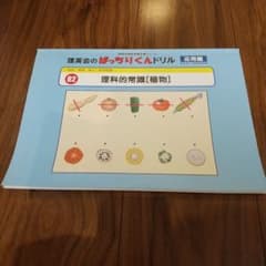 【美品書き込みなし】理英会ばっちりくんドリル　82理科的常識（植物）応用編のサムネイル