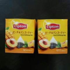 リプトン  ピーチ&マンゴーティー×２個のサムネイル