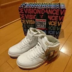 vision street wearホワイトスニーカー25cmのサムネイル