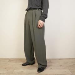 GIORGIO ARMANI ウールレーヨン タックスラックス /FZ26 GIORGIO ARMANI ウールレーヨン タックスラックス /FZ26 - メルカリ