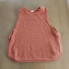 ニットベスト テラコッタカラーのサムネイル