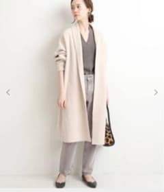 イエナ　ウールカシミヤニットガウンコートのサムネイル