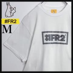 希少モデル】FR2 ラインストーンTシャツ センターロゴ バック刺繍ロゴ