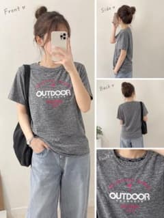 OUTDOOR PRODUCTS 半袖 Tシャツ グレーのサムネイル