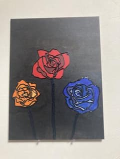 ばら薔薇　アート作品　ボンドアートのサムネイル
