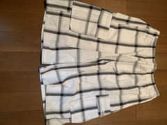 shaka wear チェックショーツ　ハーフパンツ　白　黒　セットのサムネイル