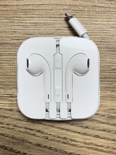 未使用品 Apple iPhone 純正 イヤホン ライトニングのサムネイル