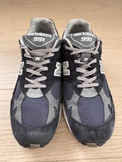 New Balance 991 スニーカーネイビー USA9 Dのサムネイル