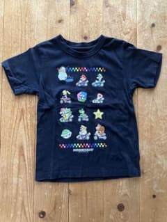 マリオカート キャラクター Tシャツ 130サイズ 黒のサムネイル