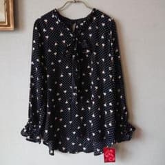 セール☆新品☆QVC☆アンドラブ&Loveハートバルーンドットブラウスのサムネイル