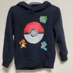 H&M エイチアンドエム　ポケモン　パーカー　スパンコール　美品のサムネイル