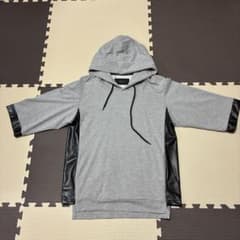 COMME CA ISM 半袖パーカー グレー Mのサムネイル