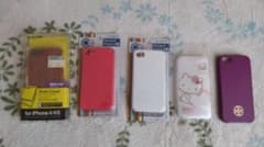 iPhone 4/4S用 スマホケース✕5種［中古品］コレクター向のサムネイル