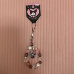 Sanrio Kuromi キラ2ストーンマスコット ストラップのサムネイル