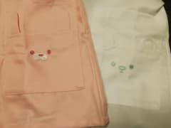 ナース　介護　アニマル刺繍エプロンのサムネイル