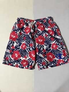 Champion キッズ 水着 100cm ハイビスカス柄のサムネイル