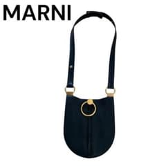 MARNI マルニ イヤリングバッグ 黒 ブラック 3way ショルダーバッグ 