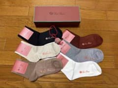 ロロピアーナ Loro Piana カシミヤソックス6点セット - メルカリ