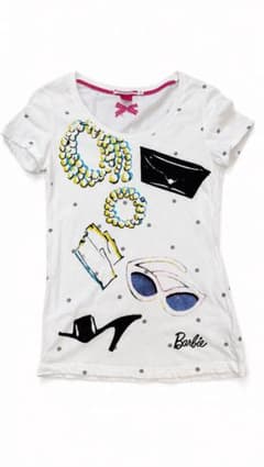 UNIQLO UT Barbie Tシャツ ホワイト Mサイズのサムネイル