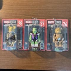 MARVEL BE@RBRICK キーホルダー 3種セットのサムネイル