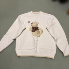 東京ディズニーリゾート プーさん刺繍セーター Lサイズのサムネイル