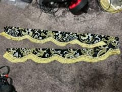トラック 雅 モンブランローズ 金華山 フロントフリルカーテン 黒のサムネイル