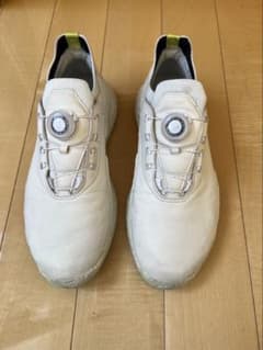 ecco ゴルフシューズ 26センチ ホワイト インドアでのみ使用 - メルカリ