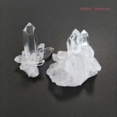 匿名配送】天然石 トマスゴンサガ産 水晶 クラスター 2種 タイムリンク