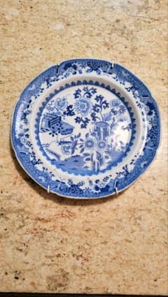 スポードのウィローパターン皿 スポードのウィローパターン皿 - メルカリ