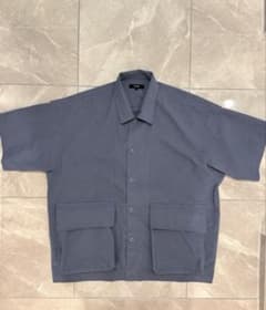 【新品未使用品】BEAMS HEART オーバーシャツ 半袖 モノトーン S