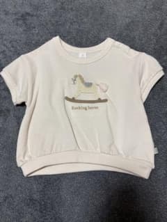 95cm cottoli 木馬タッセルTシャツ　半袖　バースデイのサムネイル