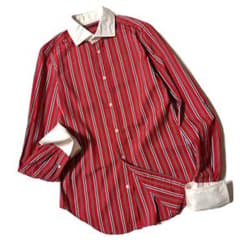 [Excellent Condition] Ralph Lauren Long-Sleeve Shirt, Winchester Shirt, Striped Pattern, Size 7
