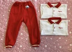 みつやめぐみ幼稚園 体操服セット ポロシャツ2枚 赤ジャージ 105