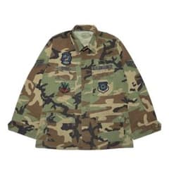 ✨実物✨ 80s US ARMY BDUジャケット L-R 米軍 ミリタリー 80's米軍 実物ミリタリー 初期型 ウッドランドBDUジャケット 迷彩